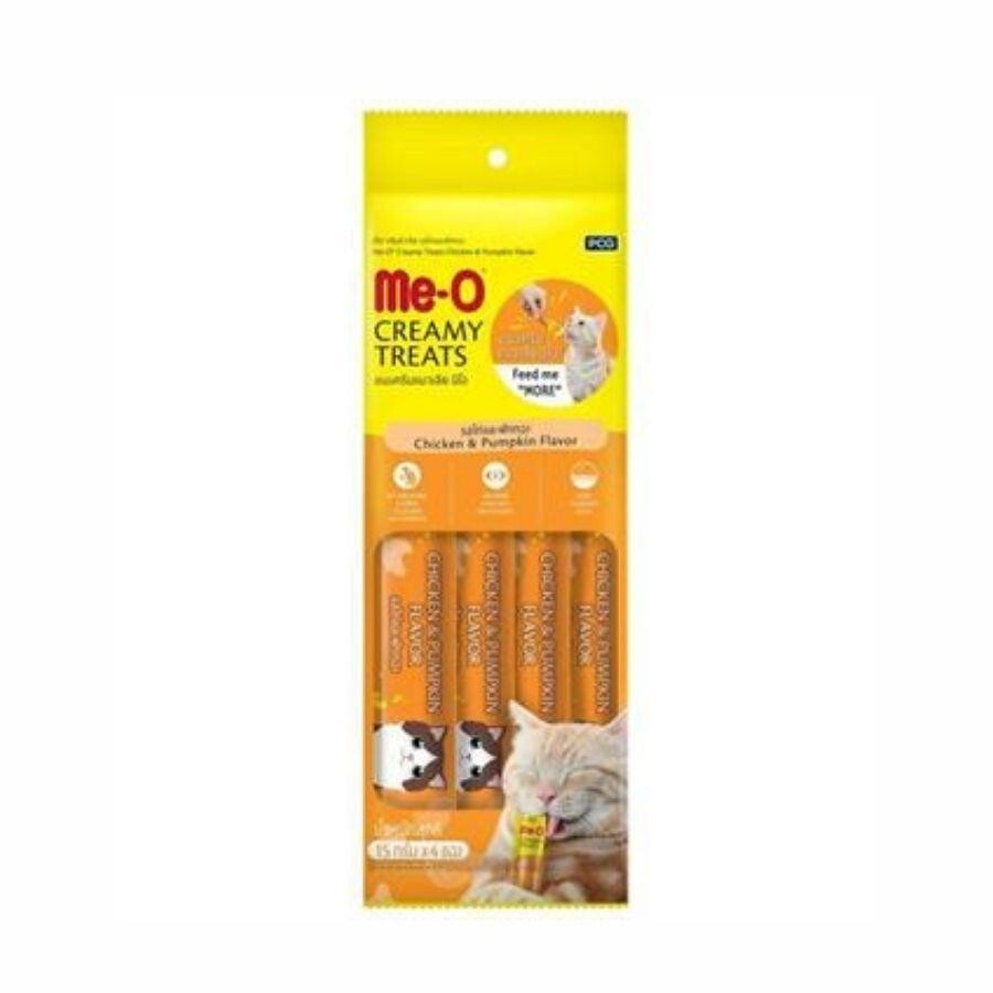 Me-o Creamy Tavuklu Ve Bal Kabaklı Yetişkin Kedi Ödülü 4X15 GR | SRC: Barcode: 8850477020559